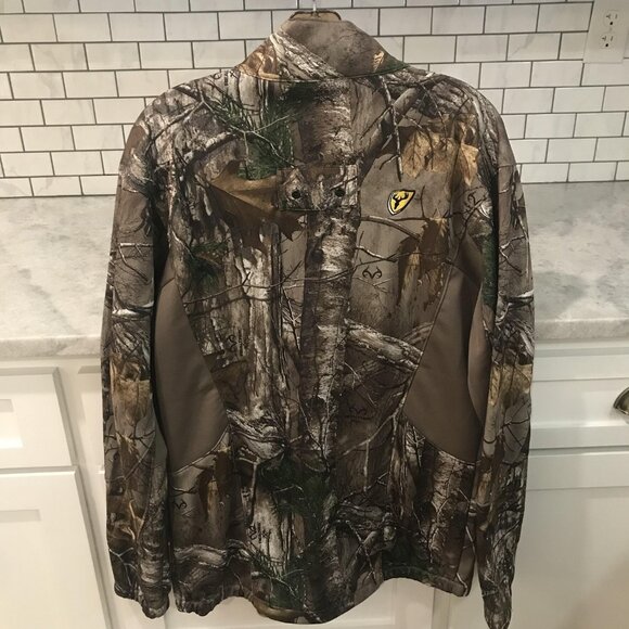 ScentBlocker Knockout Jacket Mens XLT Camo Full Zip Realtree Trinity Hunting - Picture 1 of 8
